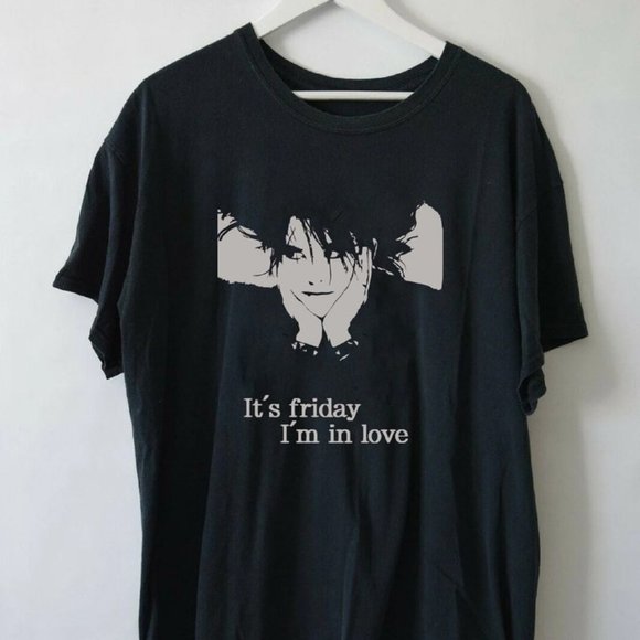 The Cure It's Frifday, I'm In Love Tshirt, The Cure T-shirt - Picture 1 of 1